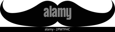 Schnurrbart Icon vektor Illustrationsdesign Stock Vektor