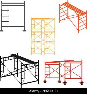 Gerüstsymbol Vektordarstellung Symboldesign Stock Vektor