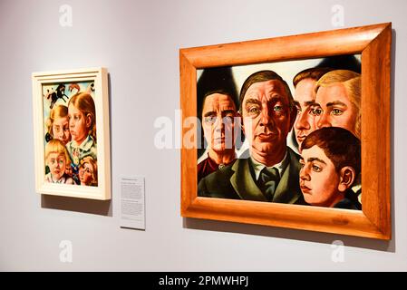 Alkmaar, Niederlande. Januar 2023. Ölgemälde von Charley Toorop im Stedelijk Museum in Alkmaar. Hochwertiges Foto Stockfoto