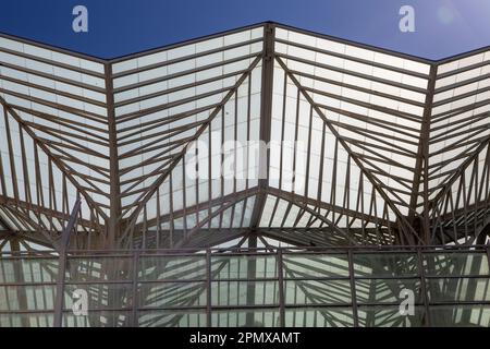 Lissabon, Portugal. 06. April 2023. Auf dem Dach des Bahnhofs Oriente. Kredit: Viola Lopes/dpa/Alamy Live News Stockfoto