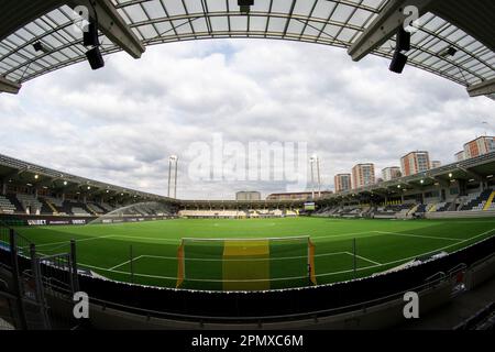 Göteborg, Schweden. 15. April 2023. Allgemeiner Blick in die Bravida Arena vor dem Spiel der Swedish Cup Group zwischen GAIS und IFK Goteborg am 26. Februar 2023 in Göteborg. Kredit: Oskar Olteus / Alamy Live News Stockfoto