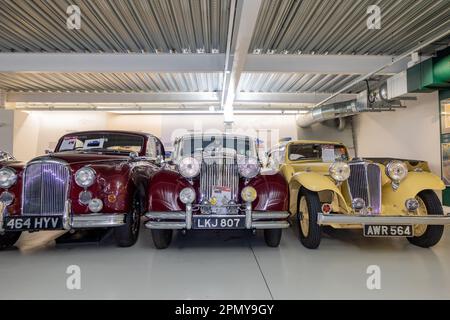 Warwickshire, Vereinigtes Königreich - märz 08 2023: British Motor Museum. Stockfoto