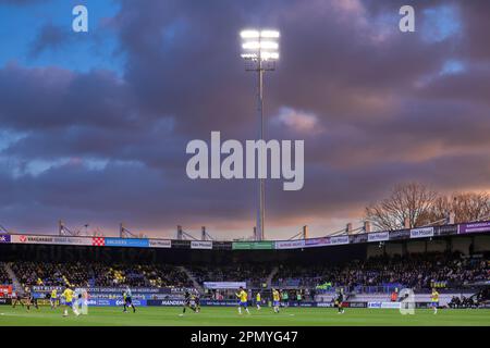 15-04-2023: Sport: RKC gegen Groningen WAALWIJK, NIEDERLANDE - APRIL 15: Während des Spiels Eredivisie RKC Waalwijk und FC Groningen im Mandemakers Stadiu Stockfoto