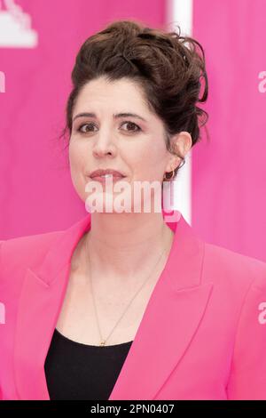 Cannes, Frankreich. 15. April 2023. Alice Birch posiert am 15. April 2023 beim Canneseries International Festival 6. in Cannes, Frankreich, auf dem rosa Teppich. Foto: David Niviere/ABACAPRESS.COM Kredit: Abaca Press/Alamy Live News Stockfoto