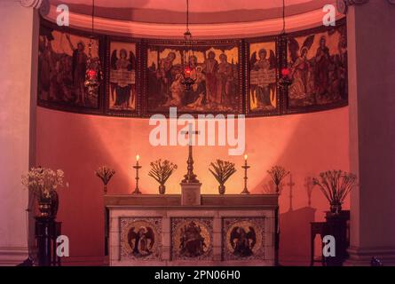 Alter of St. Johns Church in Kalkutta, Indien, Asien Stockfoto