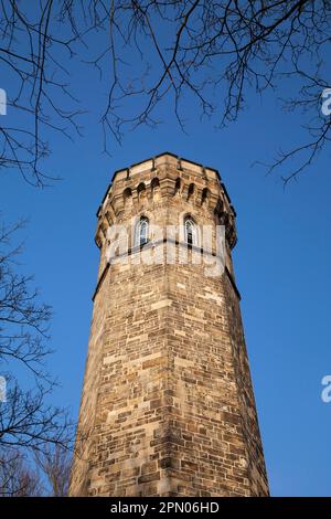 Aussichtsturm, Vincketurm, Hohensyburg, Syburg, Dortmund, Ruhrgebiet, Nodrhein-Westfalen, Deutschland Stockfoto