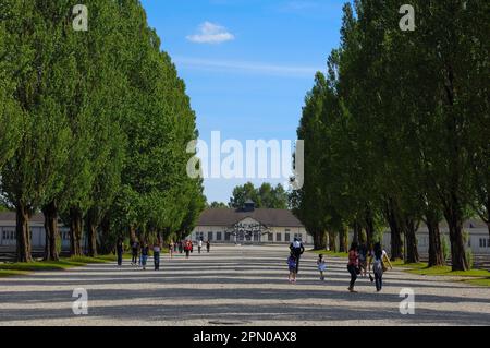 Dachau, Konzentrationslager, Gedenkstätte, Bayern, Deutschland Stockfoto