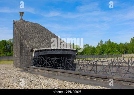 Dachau, Konzentrationslager, Gedenkstätte, jüdisches Denkmal, Bayern, Deutschland Stockfoto