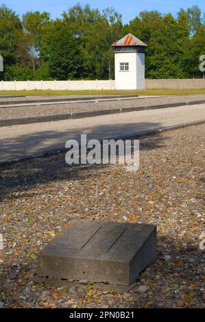 Dachau, Konzentrationslager, Gedenkstätte, Bayern, Deutschland Stockfoto