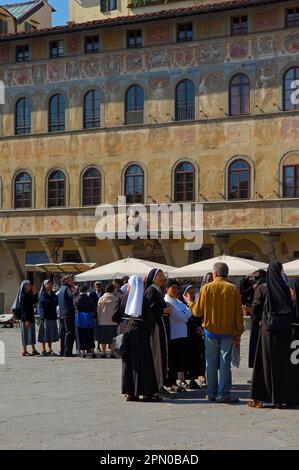 Santa Croce Square, Piazza di Santa Croce, Florenz, Toskana, Italien Stockfoto