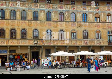 Santa Croce Square, Piazza di Santa Croce, Florenz, Toskana, Italien Stockfoto