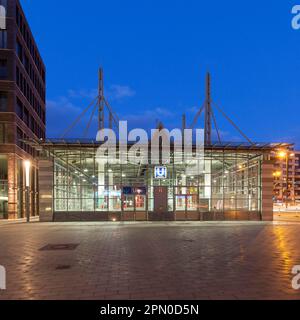 Westentor U-Bahn-Station, Dortmund, Ruhrgebiet, Nordrhein-Westfalen, Deutschland Stockfoto