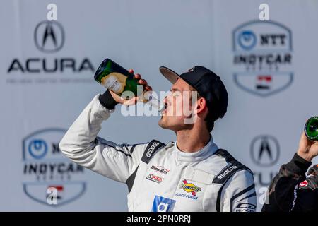 Long Beach, Kalifornien, USA. 15. April 2023. Die Straßen von Long Beach sind Austragungsort der Stadion Super Trucks für den Acura Grand Prix von Long Beach in Long Beach, CA, USA. (Kreditbild: © Walter G. Arce Sr./ZUMA Press Wire) NUR REDAKTIONELLE VERWENDUNG! Nicht für den kommerziellen GEBRAUCH! Kredit: ZUMA Press, Inc./Alamy Live News Stockfoto