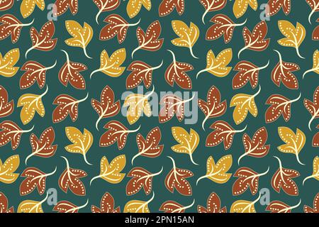 Luxuriöser Vektor mit goldgrünem Naturhintergrund. Handgezeichnetes Umriss-Design. Tapetenmuster mit Blumenmuster. Golden daphne plant line Arts. Stoff im arabischen und türkischen Stil. Vektordarstellung. Stock Vektor