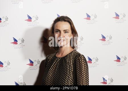 Paris, Frankreich. 5. Dezember 2022. Delphine Zentout nimmt am 5. Dezember 2022 an der jährlichen Feier des Secours Populaire Francais in paris Teil Stockfoto