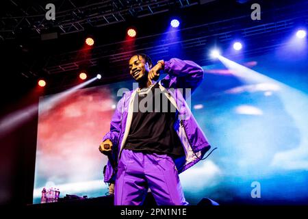 Mailand Italien 12. April 2023 Lil Tjay live im Fabrique Milan © Roberto Finizio / Alamy Stockfoto