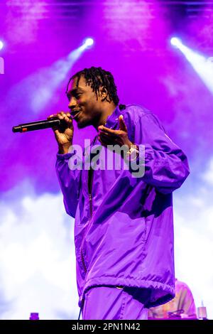 Mailand Italien 12. April 2023 Lil Tjay live im Fabrique Milan © Roberto Finizio / Alamy Stockfoto