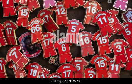 LFC Pins Liverpool Football Club Stockfoto