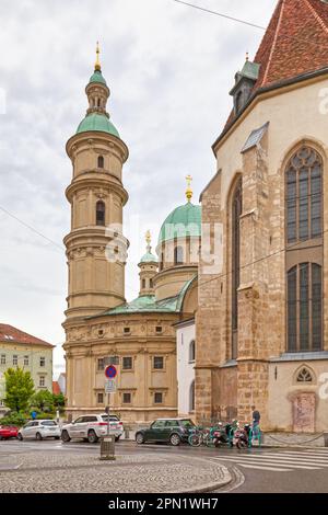 Graz, Österreich - Mai 28 2019: Mausoleum Kaiser Ferdinands II neben der Kathedrale von Graz (Domkirche zum Heiligen Ägydius). Stockfoto