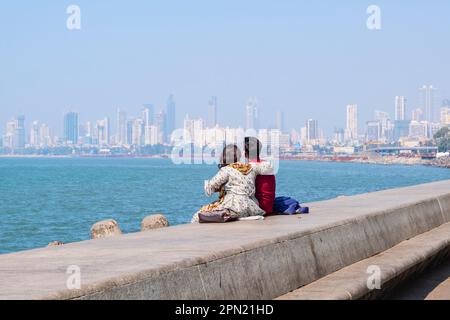 Marine Drive, Mumbai, Indien Stockfoto