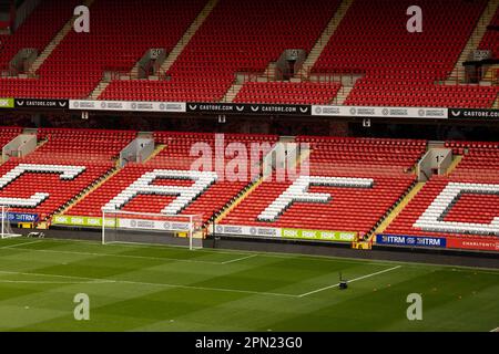 UK. 05. Februar 2023. London, England, 16. April 2023 Stadion vor dem Spiel der Frauenmeisterschaft zwischen Charlton Athletic und Durham im Valley in London, England (PEDRO PORRU/SPP) Guthaben: SPP Sport Press Photo. Alamy Live News Stockfoto
