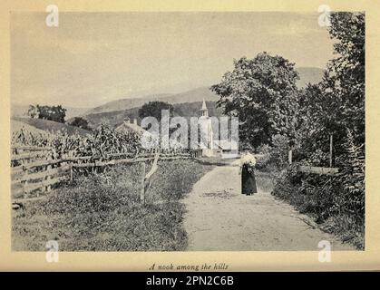 Ein NOOK unter den historischen Fotografien der Berkshire Hills aus dem Buch Highways and Byways of New England, einschließlich der State of Massachusetts, New Hampshire, Rhode Island, Connecticut, Vermont und Maine von Clifton Johnson, 1865-1940 Publisher 1915 New York, The Macmillan Company; London, Macmillan and Co., Limited Stockfoto