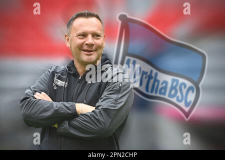 München, Deutschland. 16. April 2023. PAL DARDAI wird bald nach Hertha BSC zurückkehren und der neue Trainer werden. ARCHIVFOTO; Pal DARDAI (Coach Hertha BSC), Einzelbild, einzelnes Motiv, halbe Figur, halbe Figur. Fußball 1. Bundesliga Staffel 2021/2022, 3. Spieltag, matchday03 FC Bayern München-Hertha BSC Berlin 5-0 am 28. August 2021, ALLIANZARENA München. ? Kredit: dpa/Alamy Live News Stockfoto