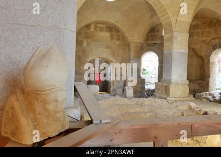 EINE INNENANSICHT DES BAPTISTERIUMS VON SAN GIOVANNI Stockfoto