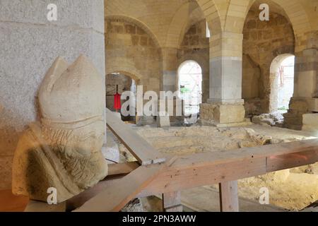 EINE INNENANSICHT DES BAPTISTERIUMS VON SAN GIOVANNI Stockfoto