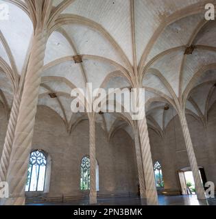 Innenraum der Lonja de Palma de Mallorca, Spanien Stockfoto