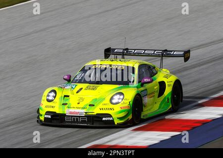 Spielberg, Österreich: DTM Test Spielberg, 91 Manthey EMA DEU Porsche 911 GT3 R Thomas Preining Stockfoto