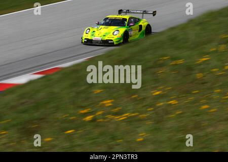 Spielberg, Österreich: DTM Test Spielberg, 91 Manthey EMA DEU Porsche 911 GT3 R Thomas Preining Stockfoto