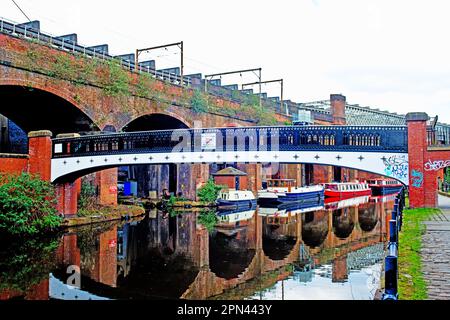 Great Bridgewater Canal, Castlefield, Manchester, Lancashire, England Stockfoto