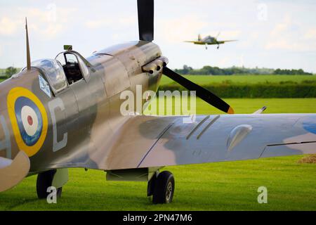 Vickers Supermarine Spitfire VB, BM597, G-MKVB, Old Warden, Biggleswade, Bedfordshire, England, Stockfoto