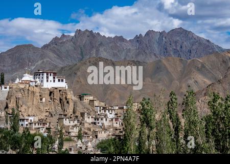 Blick auf das Lamyuru-Kloster, Ladakh, Indien Stockfoto