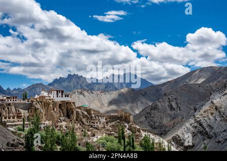 Blick auf das Lamyuru-Kloster, Ladakh, Indien Stockfoto