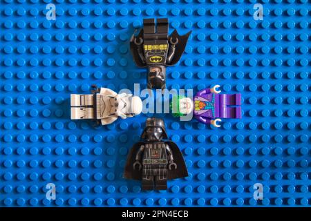 Star Wars und Batman Stockfoto