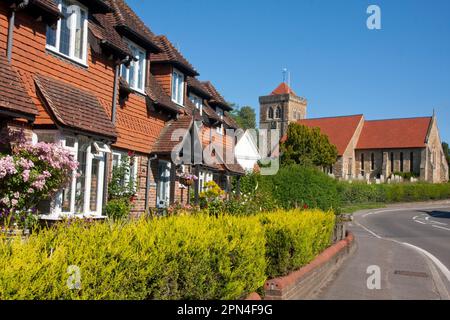 Chiddingfold & St. Mary's Church, Surrey Stockfoto