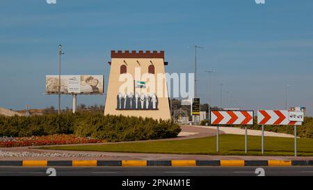 Ras al Khaimah, Marjan-Insel Stockfoto