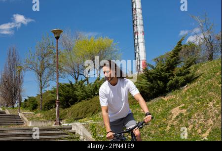 Fahrradfahren Stockfoto