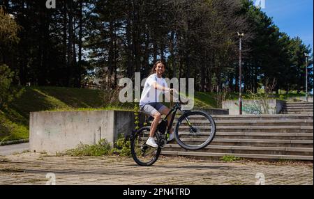 Fahrradfahren Stockfoto