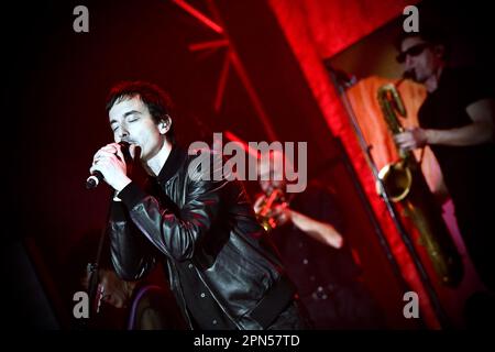 Hall, Padua, Italien, 15. April 2023, Diodato während Diodato - Tour 2023 - Italienisches Sängerkonzert Stockfoto