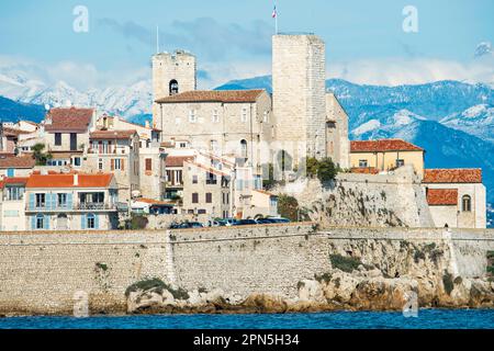 Antibes, Altstadt, Alpes-Maritimes-Departement, Cote d'Azur, Frankreich Stockfoto