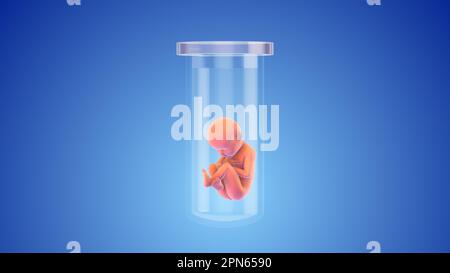 Reagenzglas Baby-vitro-Fertilisation Stockfoto