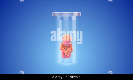 Reagenzglas Baby-vitro-Fertilisation Stockfoto