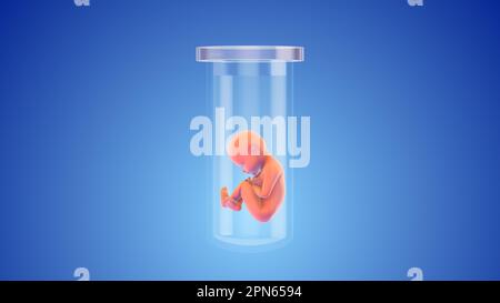 Reagenzglas Baby-vitro-Fertilisation Stockfoto