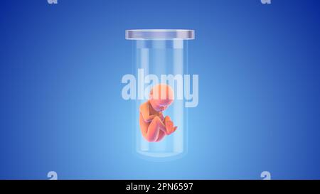 Reagenzglas Baby-vitro-Fertilisation Stockfoto