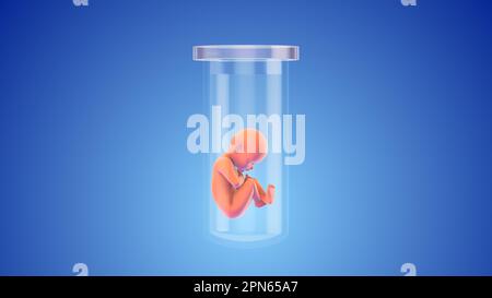 Reagenzglas Baby-vitro-Fertilisation Stockfoto