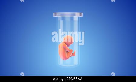 Reagenzglas Baby-vitro-Fertilisation Stockfoto