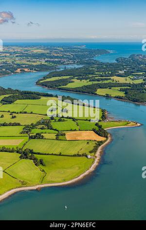 Unvergleichlicher Blick über die Menai Straights, North Wales: Phillip Roberts Stockfoto